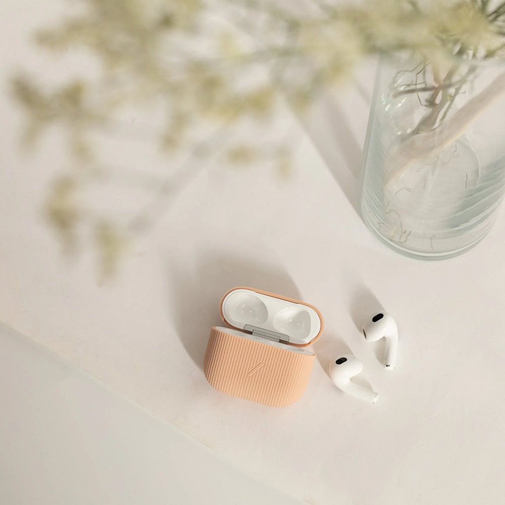 APCSE-CRVE-PCH-V2, CURVE CASE чехол защитный для AIRPODS 3, цвет: персиковый